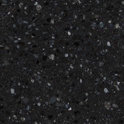Compact Terrazzo Desenli Paslanmaz Kare Otel Masası 60x60 - Dış Mekan Bahçe, Balkon, Cafe, Restoran İçin Antrasit Ayak Masa