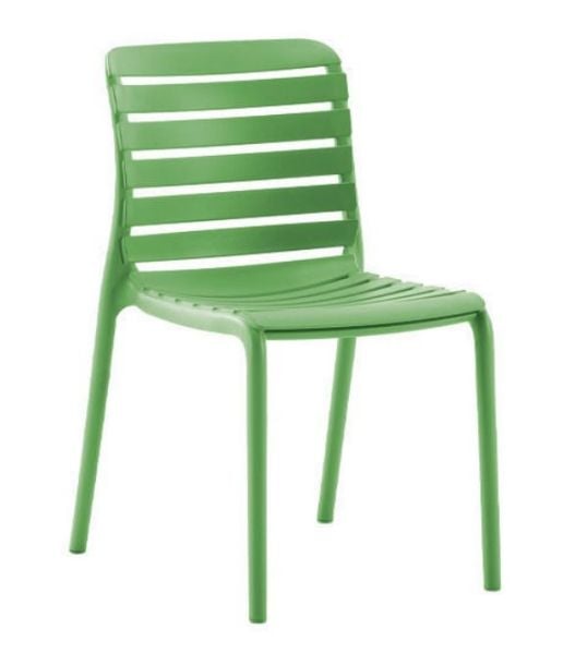 Dora Yeşil Plastik Bahçe Sandalyesi | Dayanıklı Dış Mekan