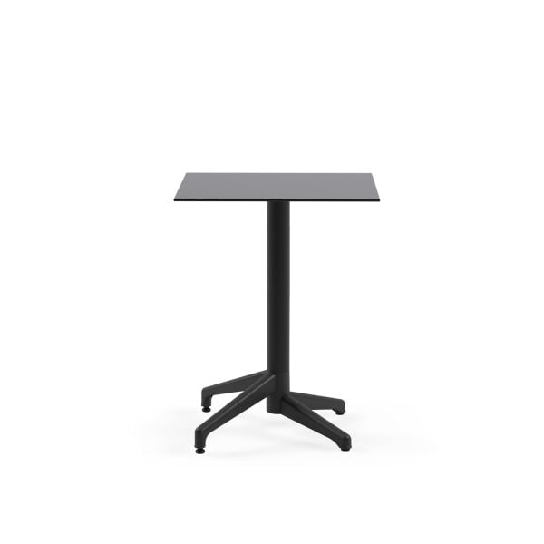 Paslanmaz Compact Antrasit Gri Cafe Masası 60x60 | Dış Mekan Bahçe ve Restaurant Masası | Yerli Üretim Kare Compact Masa