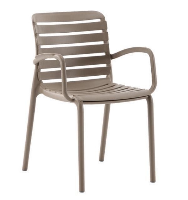 Dora Kum Beji Kollu Bahçe Sandalyesi | Dayanıklı Dış Mekan