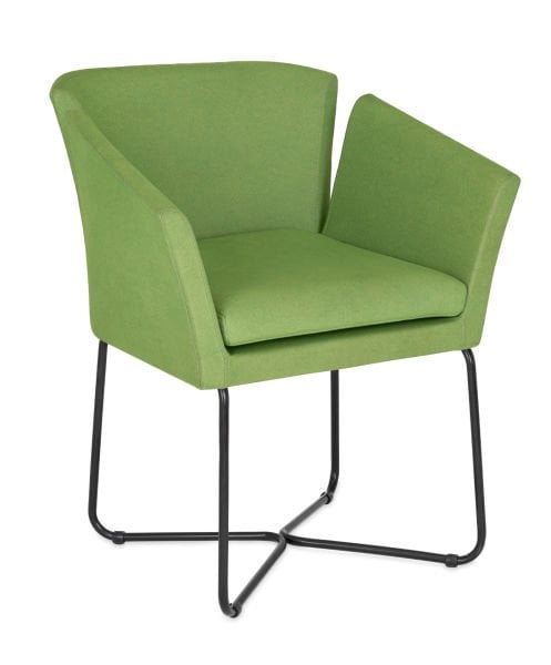 Oskar Metal Siyah Ayak Yeşil Deri Ofis İşyeri Bekleme Koltuğu – Ergonomik ve Şık Ofis Bekleme Koltuğu Modeli | Otel, Büro, Lobiler, Kuaförler, Hastaneler ve Bekleme Alanları İçin İdeal