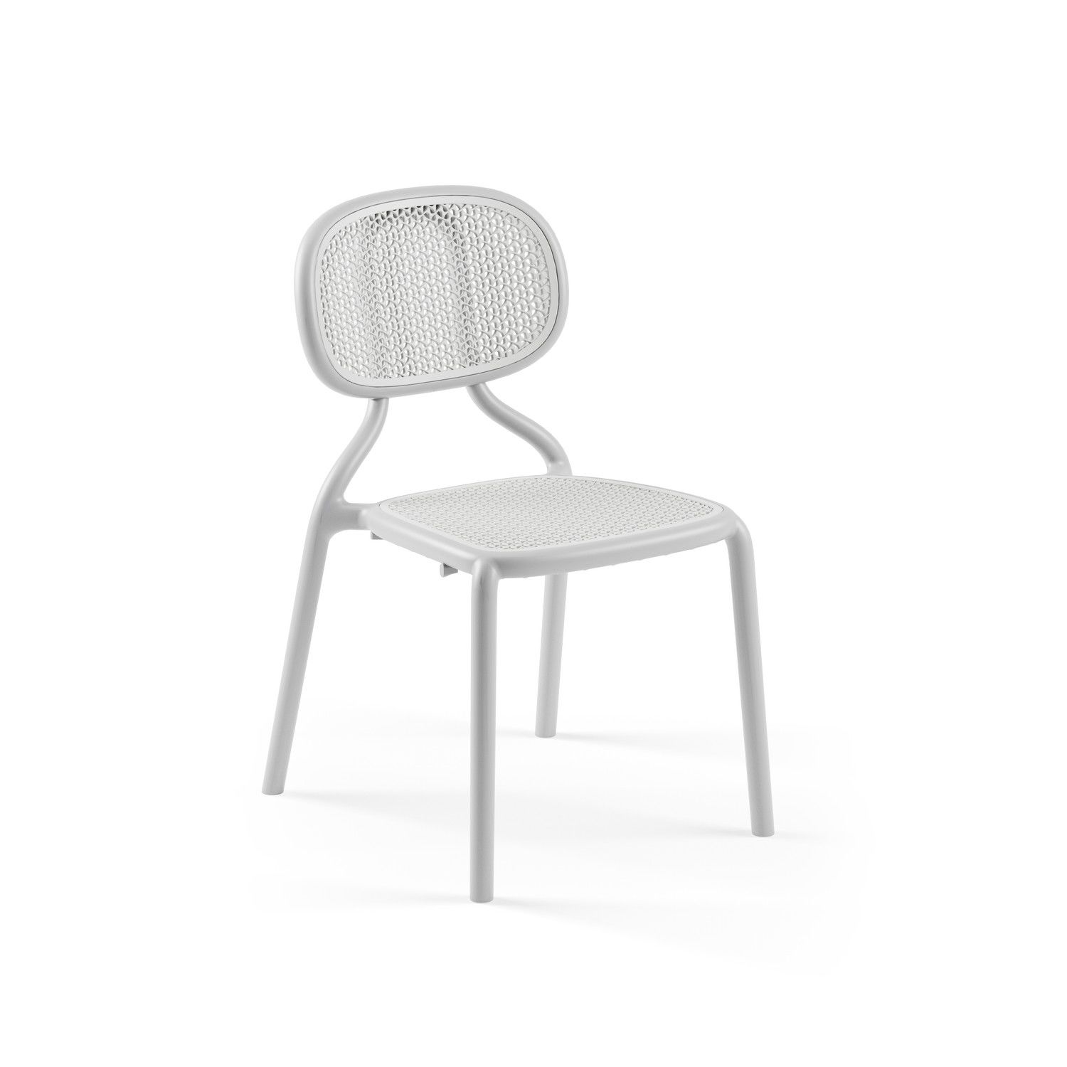 Soğuk Gri Dış Mekan Bahçe Sandalyesi Modeli