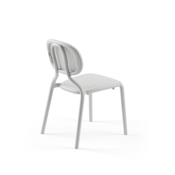 Soğuk Gri Dış Mekan Bahçe Sandalyesi Modeli