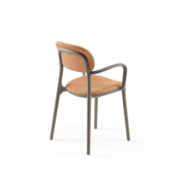 Vizon Kollu Mutfak Sandalyesi Kumaş Oturum Modern