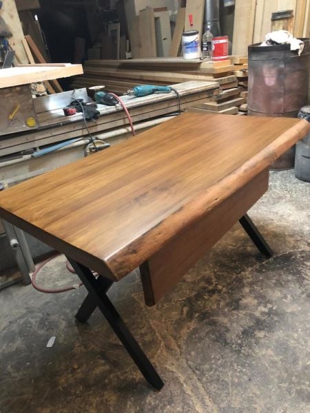 Gürgen Ağacı Ceviz Ofis Masa Modelleri 80x120