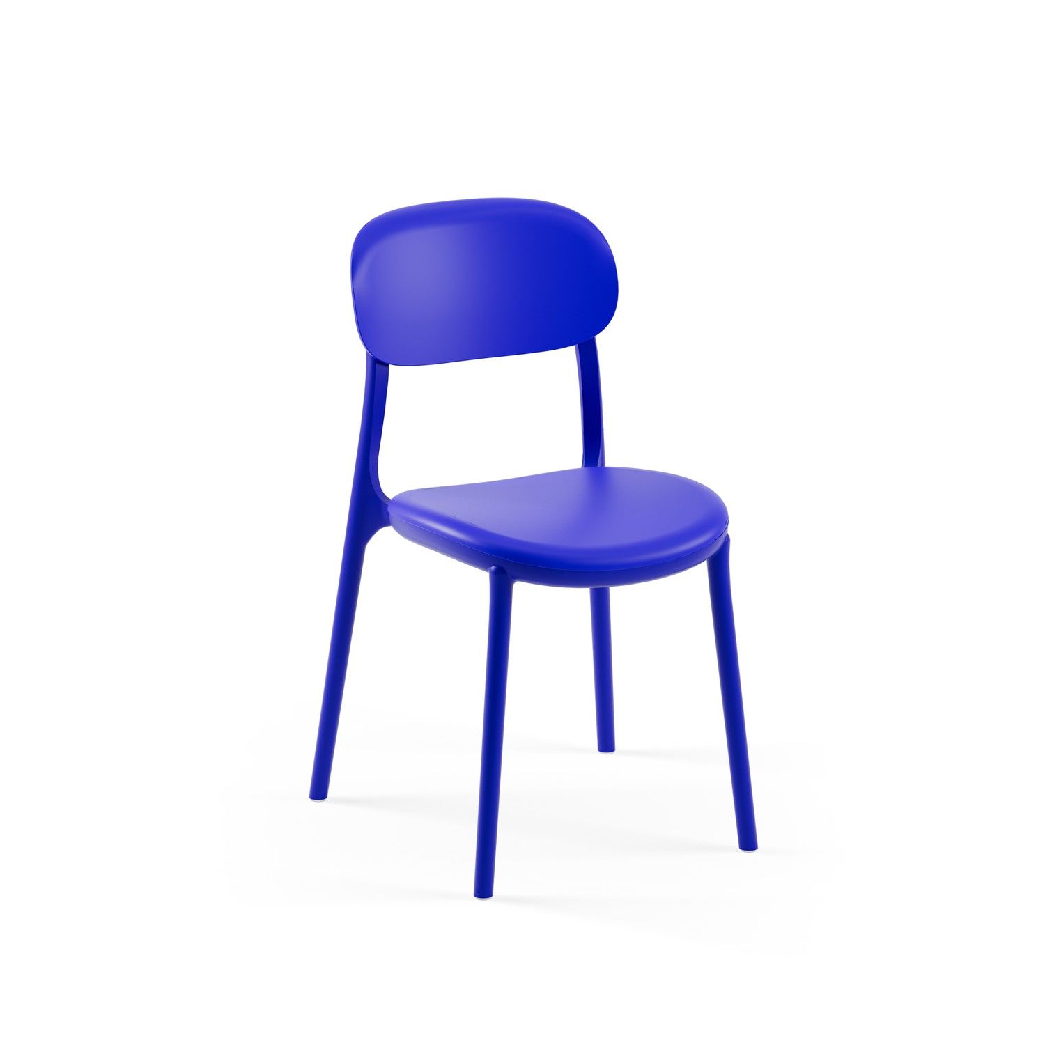 Piknik Mavi İç ve Dış Mekan Bahçe Cafe Restoran Sandalyesi