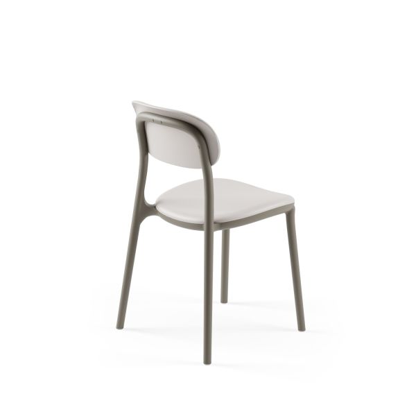 Vizon-Açık Gri İç Dış Mekan Bahçe Ve Mutfak Sandalyesi