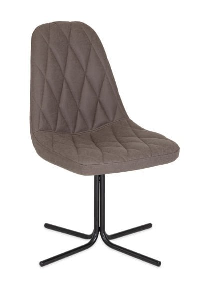 Pera Kahve Kumaş Ofis Bekleme Sandalyesi – Ergonomik, Papatya Ayaklı, Şık ve Dayanıklı Tasarım