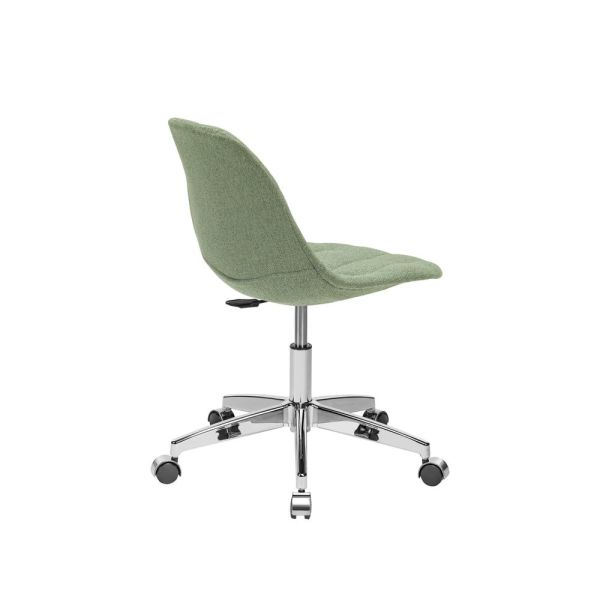 Yeşil Kumaş Ofis Personel Çalışma Sandalyesi Rengarenk ve Rahat Tasarım