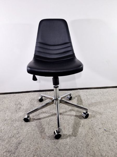 Siyah Deri Rahat Ofis Toplantı Sandalyesi