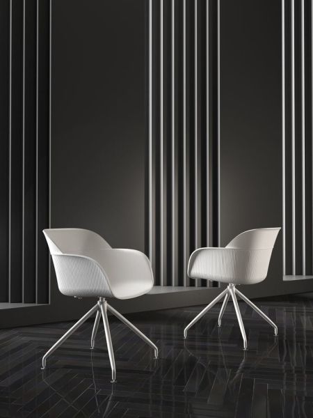 Bej Metal Plastik Modern Toplantı Sandalyesi