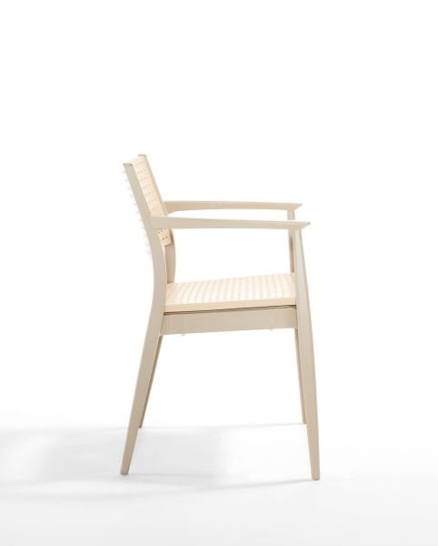 Cappucino Fil Dişi 4 Kişilik 90x90 Bahçe Masa Seti