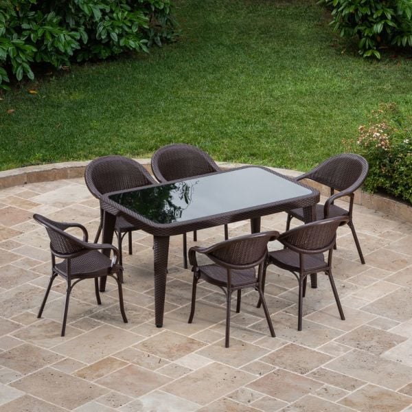 Rattan masa sandalye takımı