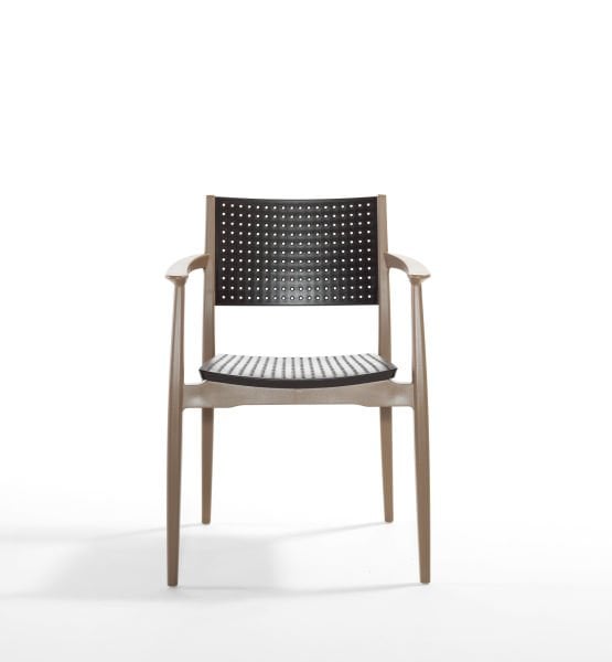 Çöl Kahve Kahverengi 90x90 4 Kişilik Bahçe Masa Takımı