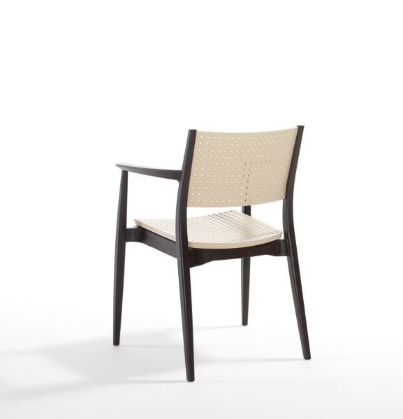 Kahverengi Cappucino 90x90 4 Kişilik Bahçe Masa Takımı