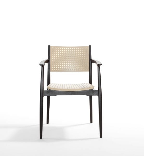 Kahverengi Cappucino 90x90 4 Kişilik Bahçe Masa Takımı