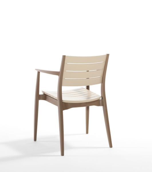 Çöl Kahve Cappucino 4 Kişilik Plastik Bahçe Masa Seti