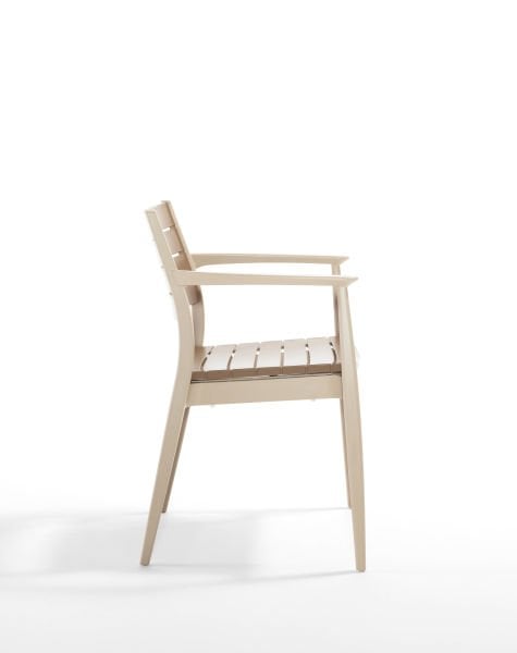 Cappucino Çöl Kahvesi 6 Kişilik Plastik Bahçe Masa Seti