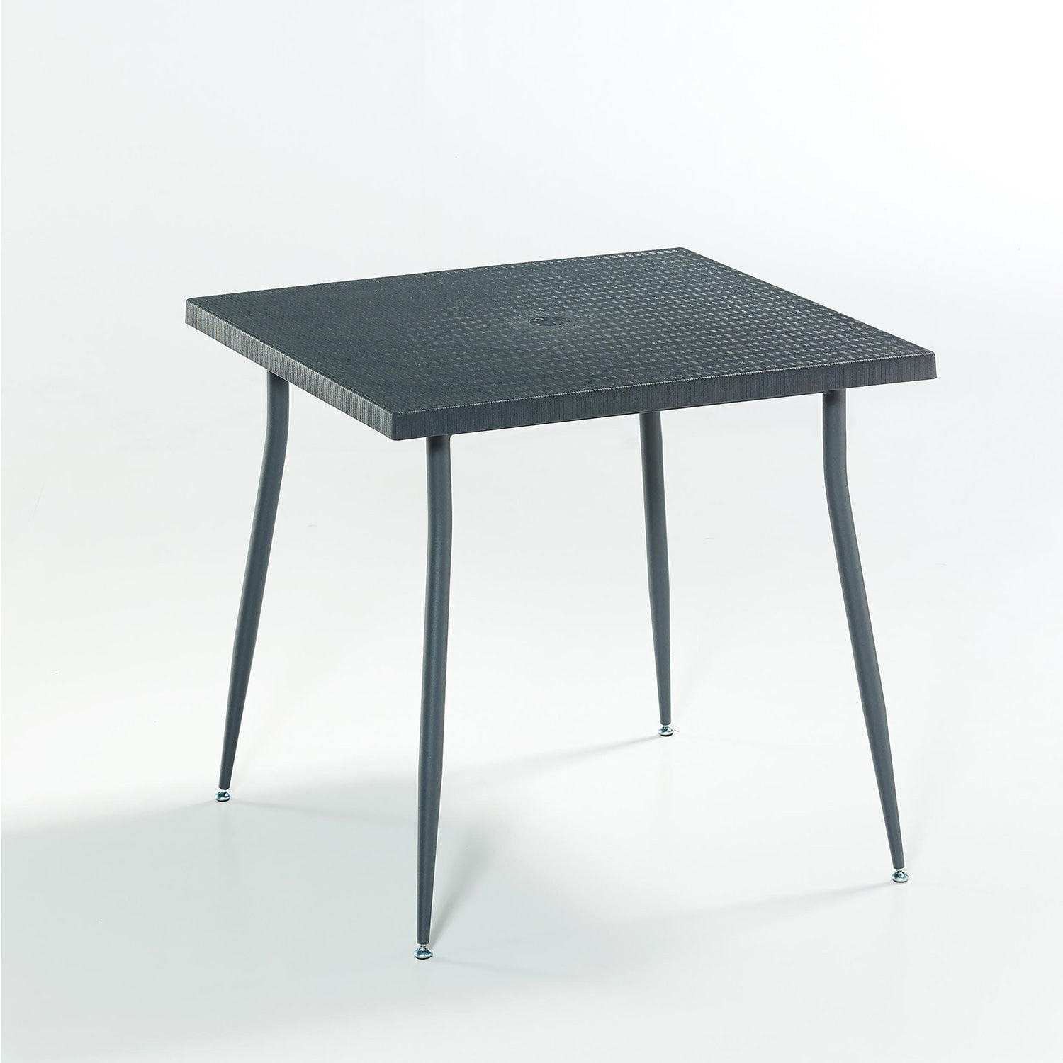 Antrasit Bahçe Masası 80x80 Dış Mekan Kare Masa