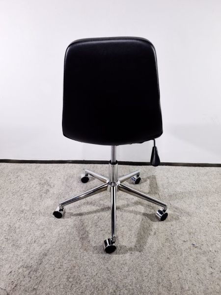 Siyah Deri Rahat Ofis Personel Çalışma Sandalyesi