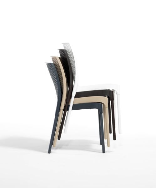 Cappucino Bahçe Masa Sandalye Takımı 4 Kişilik 80x80