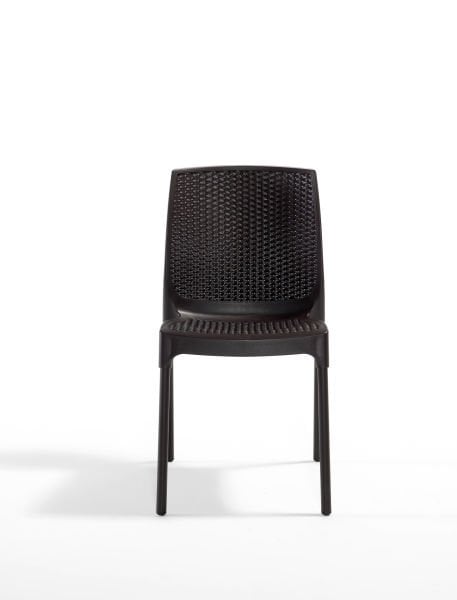 Kahverengi Bahçe Masa Sandalye Takımı 4 Kişilik 80x80