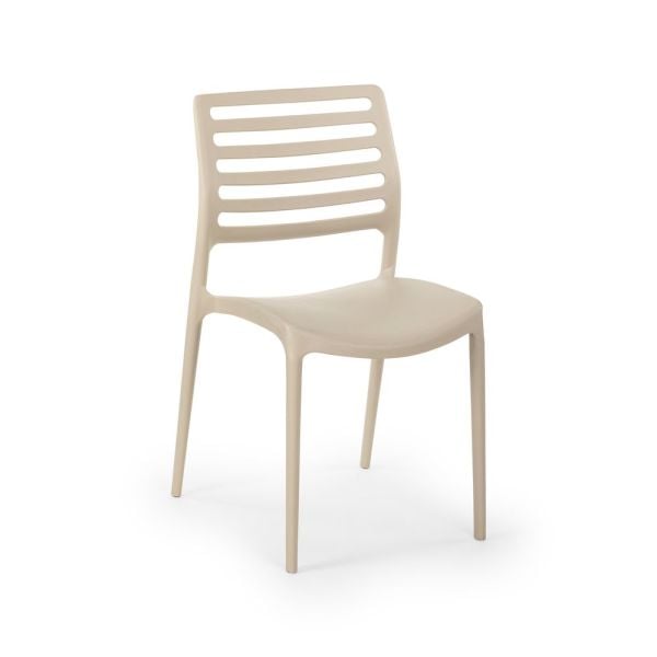 Bej 2 Kişilik Bahçe Masa Sandalye Takımı 70x70 cm