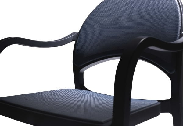 Antrasit Fileli Dış Mekan Bahçe Sandalyesi