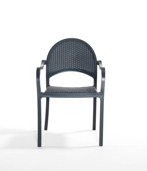 Portorino Antrasit Dış Mekan Bahçe Sandalyesi