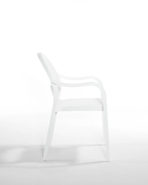 Portorino Beyaz Dış Mekan Bahçe Sandalyesi