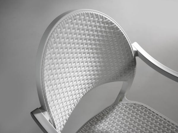 Portorino Beyaz Dış Mekan Bahçe Sandalyesi