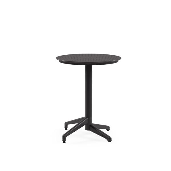 Antrasit 2 Kişilik Bahçe Masa Sandalye Seti 60 cm Yuvarlak