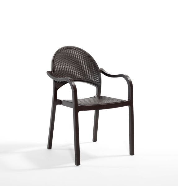 Portorino Kahverengi Dış Mekan Bahçe Sandalyesi