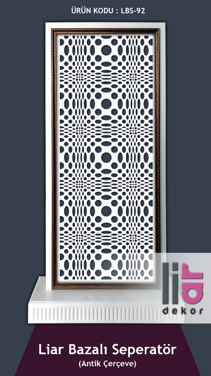 Liar Bazalı Seperatör (Paravan) - LBS-92