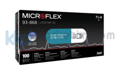 ﻿﻿Ansell MICROFLEX® LifeStar EC™ 93-868 Tek Kullanımlık İş Eldiveni