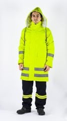 Tesafire Rain Coat Pro 0015 Alev Almaz ve Antistatik Yağmurluk