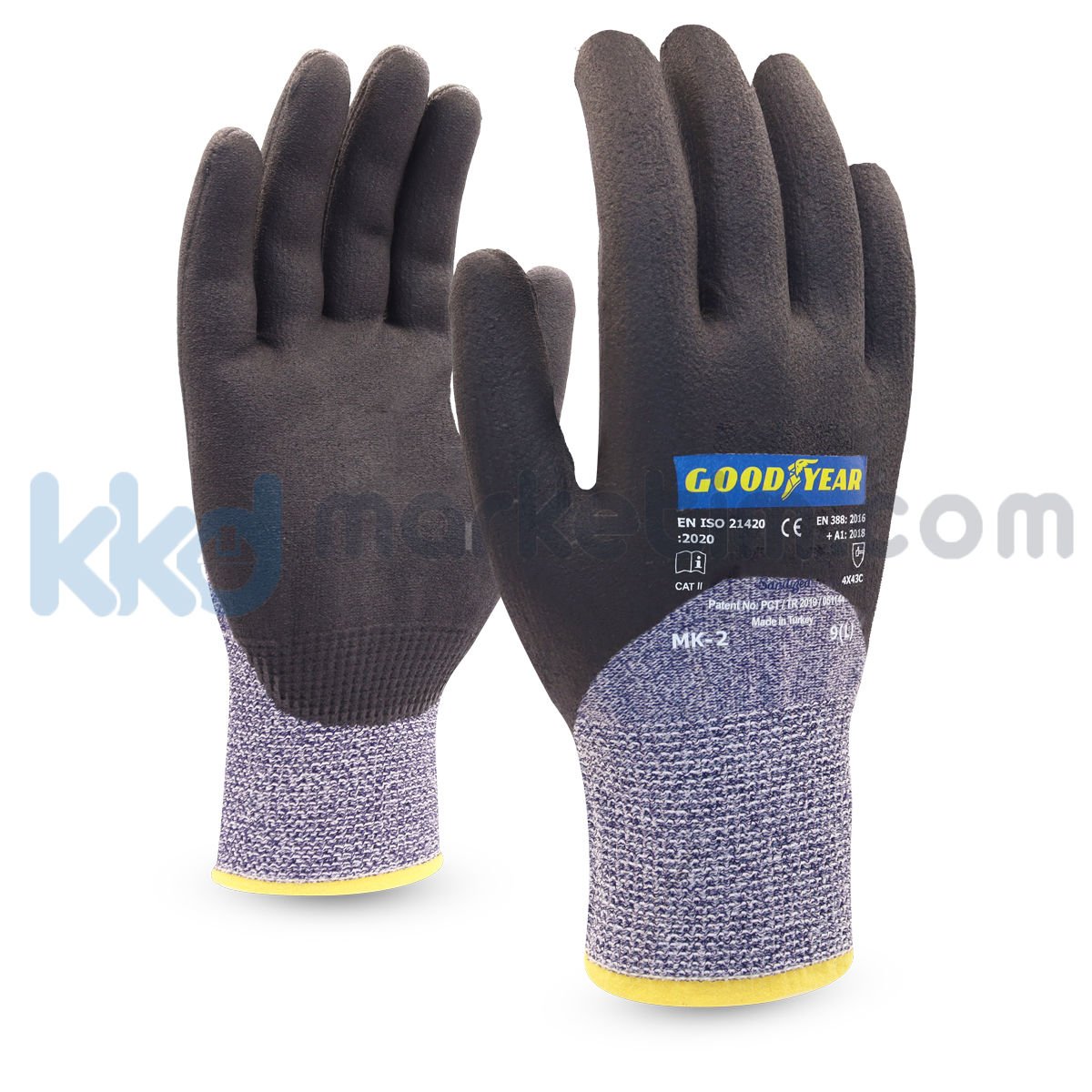 Goodyear MK-2 Kesilmeye Dayanımlı 3/4 Kaplı İş Eldiveni