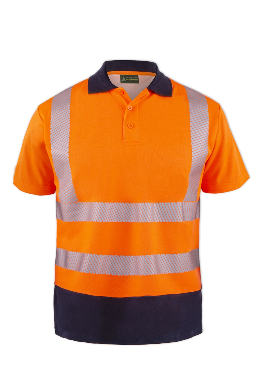 Myform Hı-Vıs Contrast Polo T-shırt