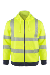 Myform Hı-Vıs Fermuarlı Sweatshırt