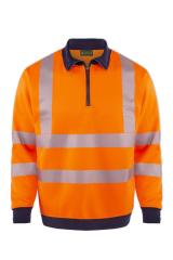 Myform Hı-Vıs 1/4 Zıp Sweatshırt