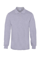 Myform Eco Polo Yaka Pike Uzun Kol T-shırt