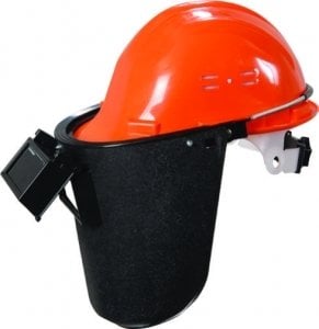 Essafe GE 1272-2 Vidalı Baret + Braketli Kaynak Maskesi