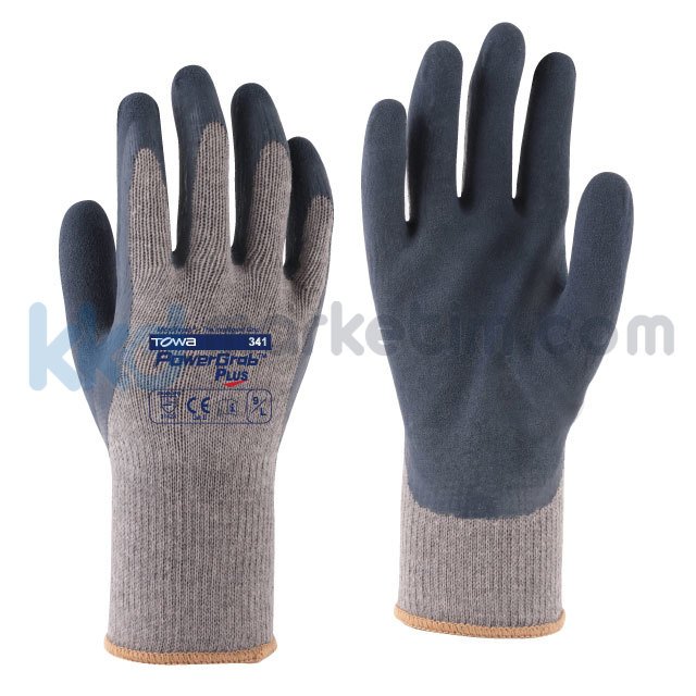 ﻿Towa PowerGrab® Plus (Gri) 341 İş Eldiveni