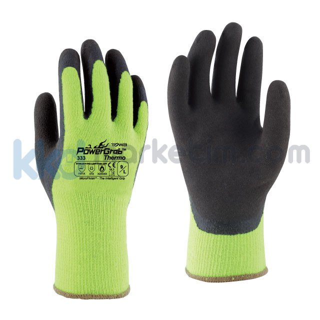 ﻿Towa PowerGrab® Thermo (Limon Sarısı) 333 İş Eldiveni