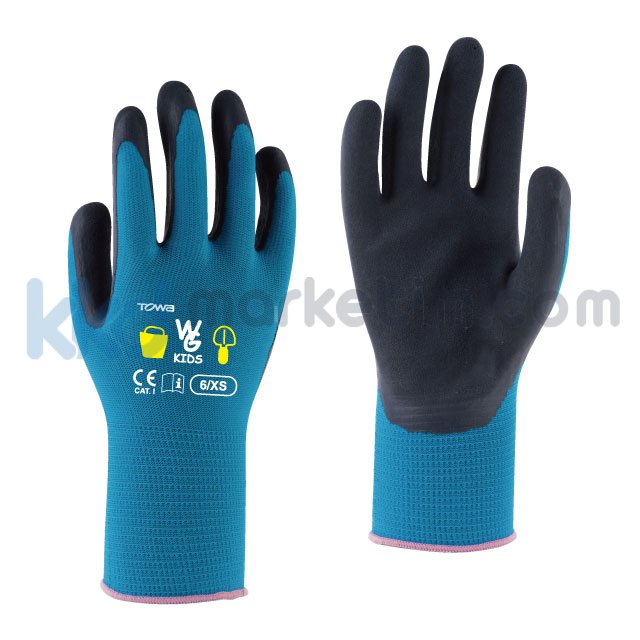 ﻿Towa WithGarden® KIDS 363, 374, 382 Mavi İş Eldiveni