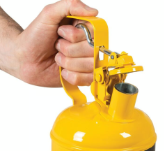 Justrite Litre Sarı Emniyetli Kap
