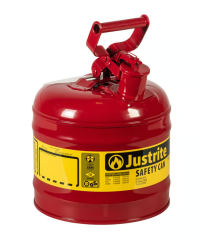 Justrite Kırmızı Çelik Emniyetli Kap
