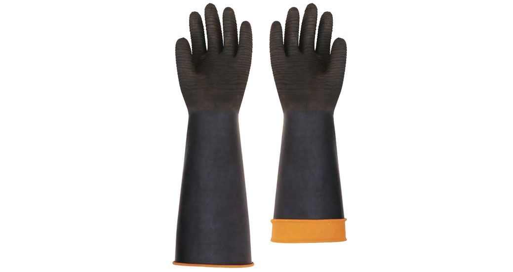 Starline H2-45 Doğal Kauçuk Kimyasal İş Eldiveni