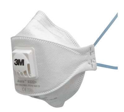 3M 9322+ FFP2 Ventilli Toz Maskesi