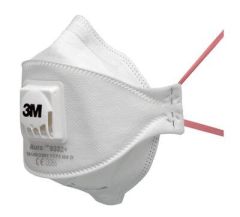 3M 9332+ FFP3 Ventilli Toz, Sis, Duman Maskesi